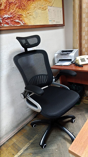 Компьютерное кресло Mesh-2 черный / серый фото покупателя 1